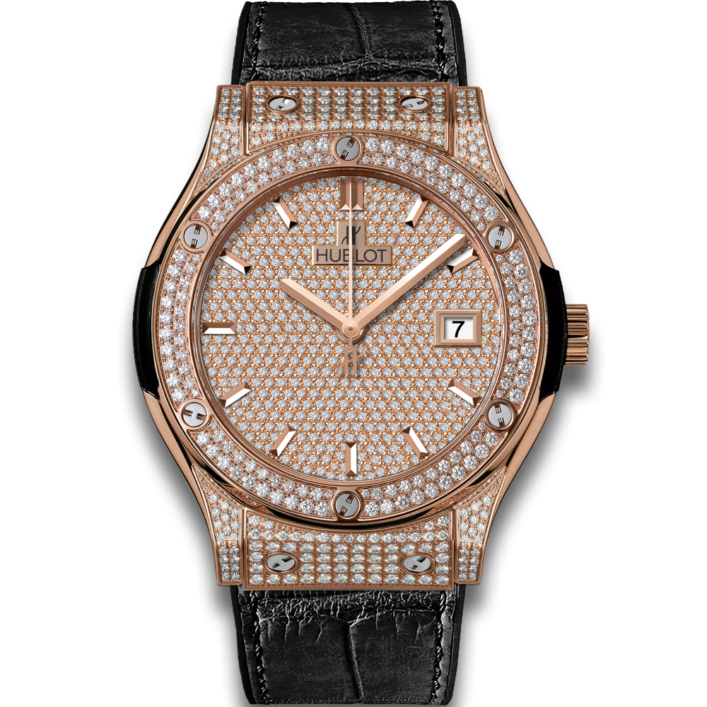 Hublot Classic Fusion 45 mm Classic Fusion King Gold Full Pave 511.OX.9010.LR.1704