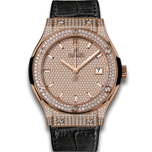 Hublot Classic Fusion 45 mm Classic Fusion King Gold Full Pave 511.OX.9010.LR.1704